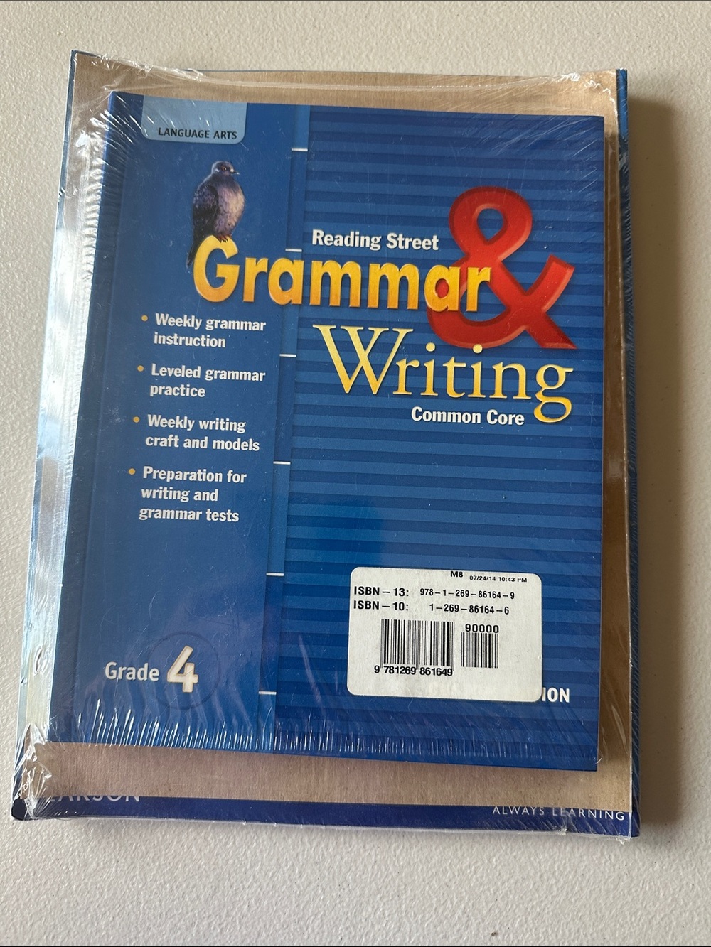 Reading Street Grammar & Writing Grade 4 - Blue Textbook- Sealed New